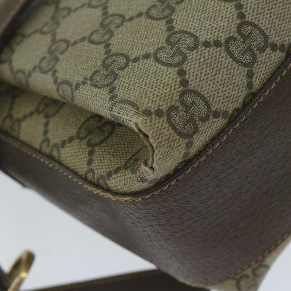 GUCCI GG Supreme Web Sherry Line Shoulder Bag Beige Red 904 02 084 Auth ep2885 - Picture 10 of 16